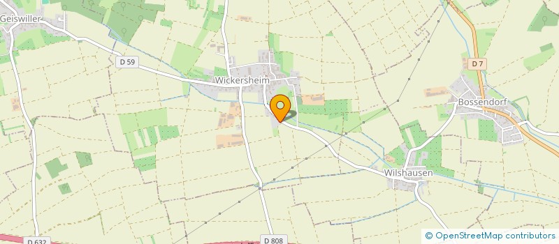 localisation de l'entreprise O.H.M.  WICKERSHEIM-WILSHAUSEN