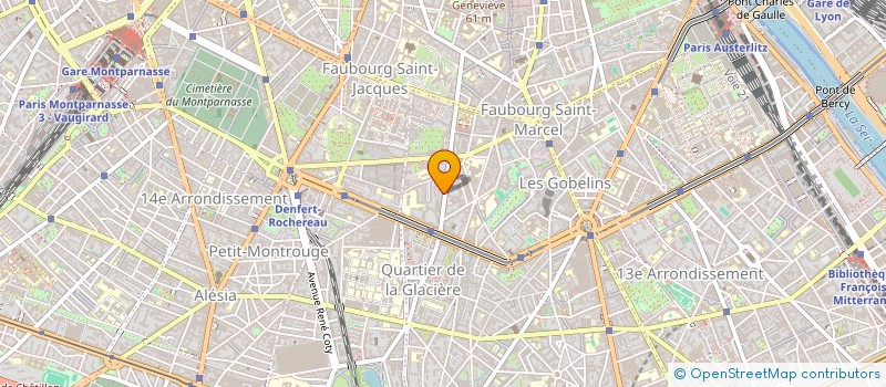 localisation de l'entreprise O.H.M. PEINTURE  PARIS