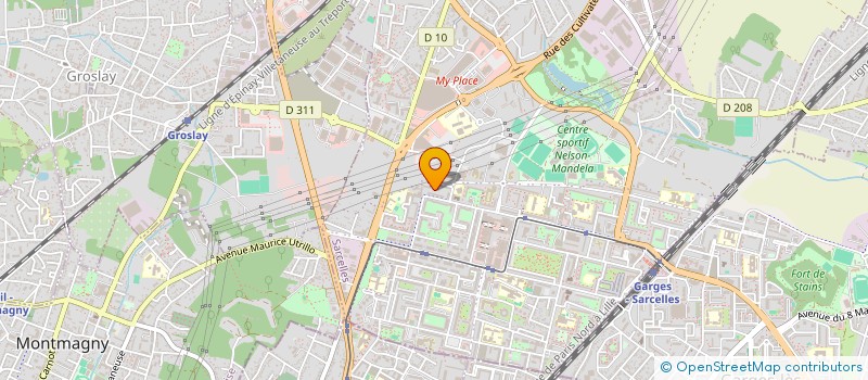 localisation de l'entreprise O'HALAVI  SARCELLES