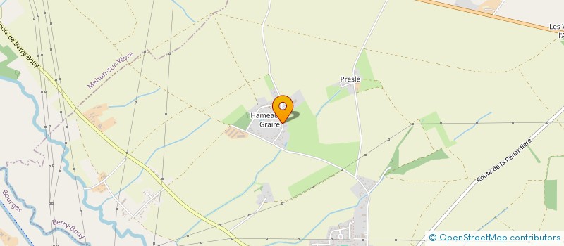 localisation de l'entreprise O. HUGON FORMATION  BERRY-BOUY