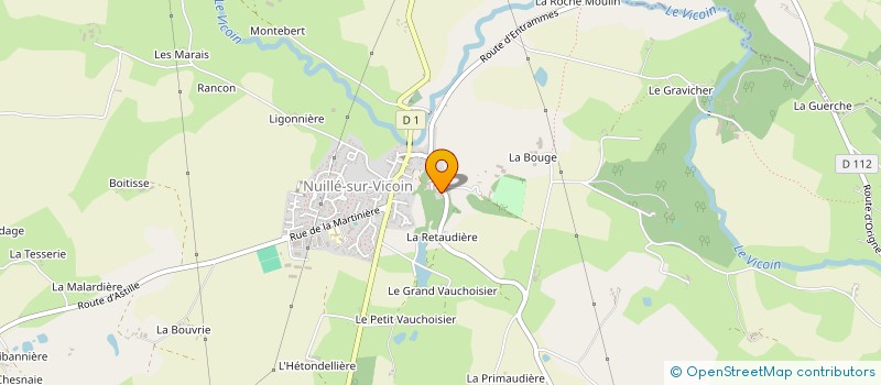 localisation de l'entreprise O.I.A.  NUILLE-SUR-VICOIN