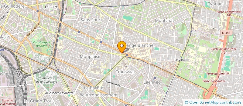 localisation de l'entreprise O.I. THOMAS  LYON