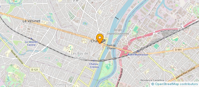 localisation de l'entreprise O'IBERICO  CHATOU