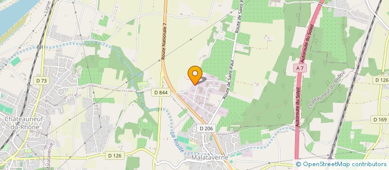 localisation de l'entreprise O II B  CHATEAUNEUF-DU-RHONE