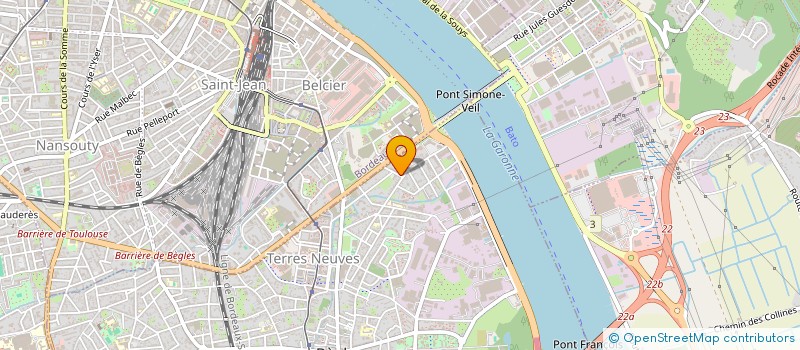 localisation de l'entreprise O'INTRADER à BEGLES