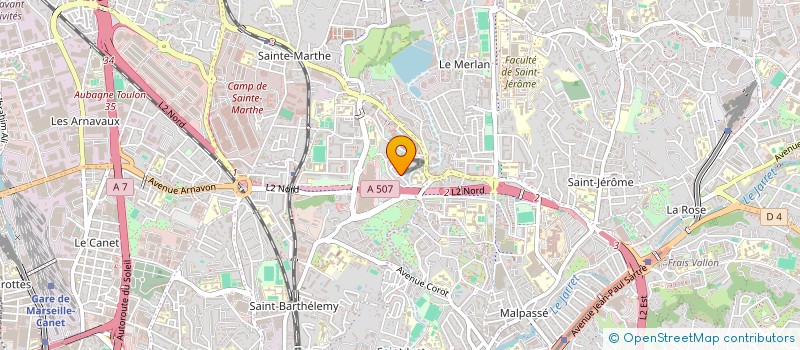 localisation de l'entreprise O'INVEST à MARSEILLE