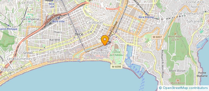 localisation de l'entreprise O.JAPON  NICE