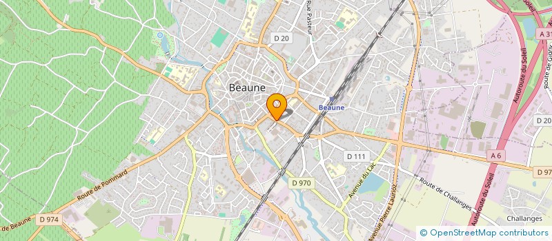 localisation de l'entreprise O'JAPON  BEAUNE