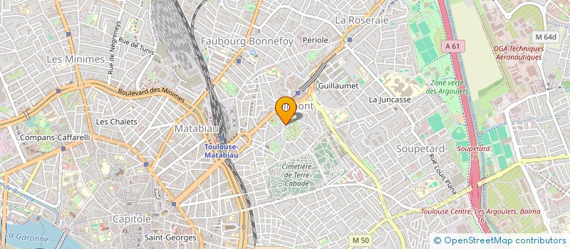 localisation de l'entreprise O JARDIN DES PLANTES  TOULOUSE