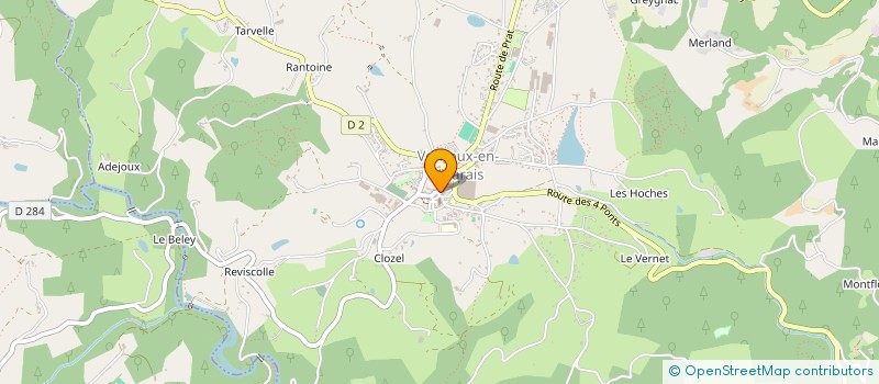 localisation de l'entreprise O JARDIN DU BIEN-ETRE  VERNOUX-EN-VIVARAIS