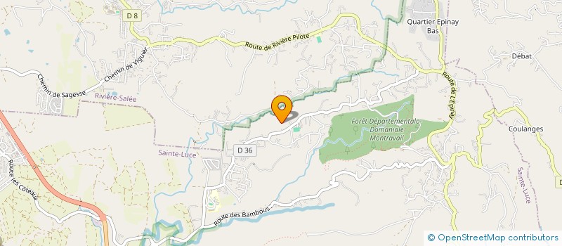 localisation de l'entreprise O JARDIN DU BONHEUR  SAINTE-LUCE