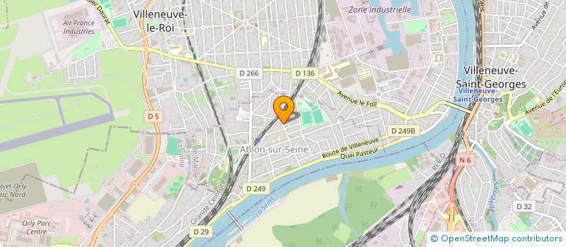 localisation de l'entreprise O'JARDIN FRAIS à ABLON-SUR-SEINE