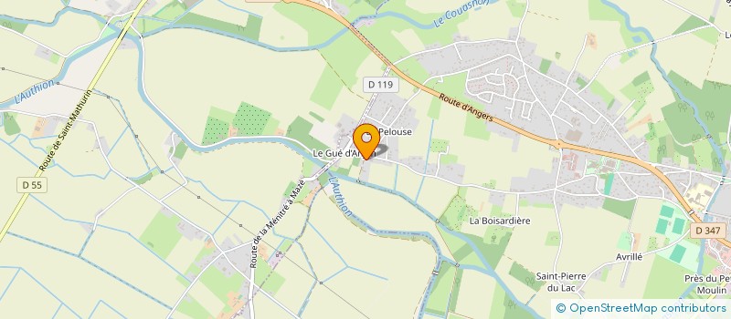 localisation de l'entreprise O JARDIN MALICIEUX à BEAUFORT-EN-ANJOU