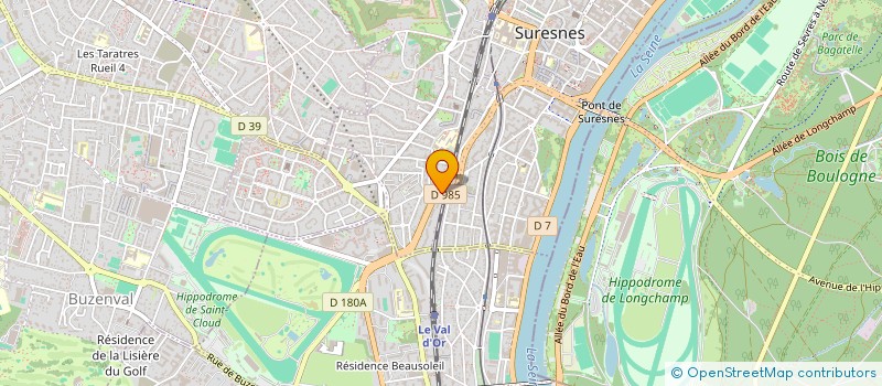 localisation de l'entreprise O' JARDIN SECRET à SURESNES