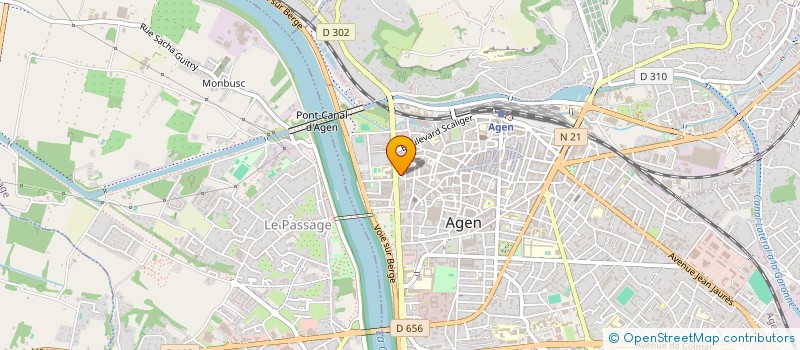 localisation de l'entreprise O JASMIN à AGEN