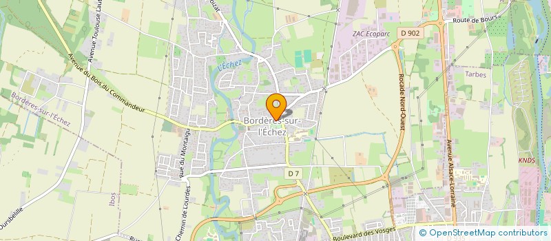 localisation de l'entreprise O JEAN JAURES  BORDERES-SUR-L'ECHEZ