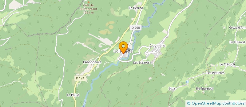 localisation de l'entreprise O JURASSIK  COISERETTE