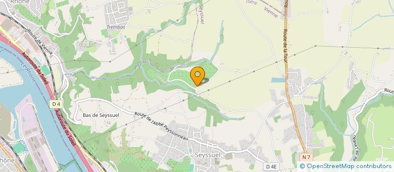 localisation de l'entreprise O JUS DE FRUITS  SEYSSUEL