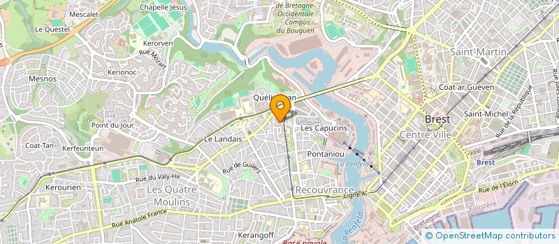 localisation de l'entreprise O KAPSALON à BREST