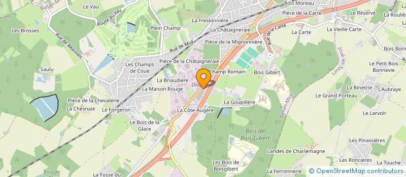 localisation de l'entreprise O'KARAN  BALLAN-MIRE