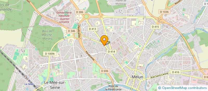 localisation de l'entreprise O'KARTIER  MELUN