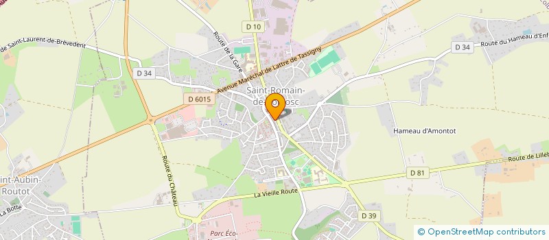 localisation de l'entreprise O'KEBAB à SAINT-ROMAIN-DE-COLBOSC