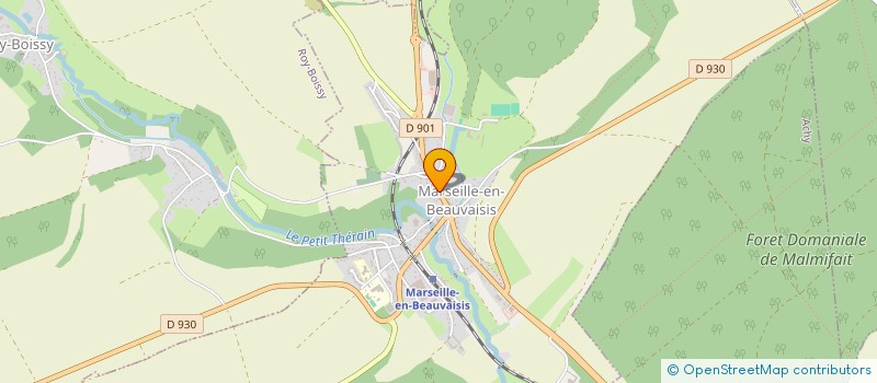 localisation de l'entreprise O'KEBAB  MARSEILLE-EN-BEAUVAISIS