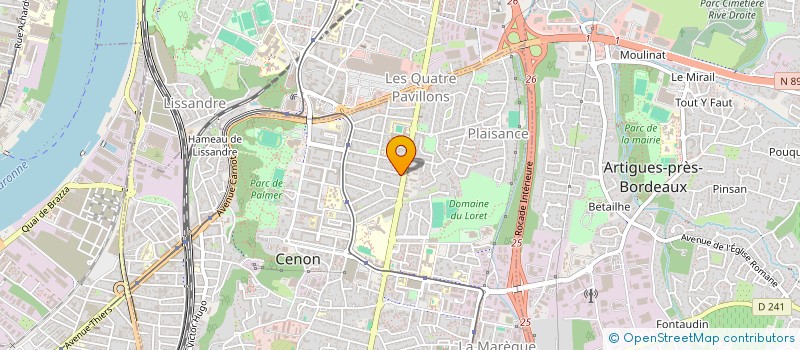 localisation de l'entreprise O KEEN  CENON