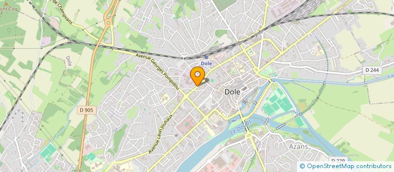 localisation de l'entreprise O'KEY PROTECTION à DOLE