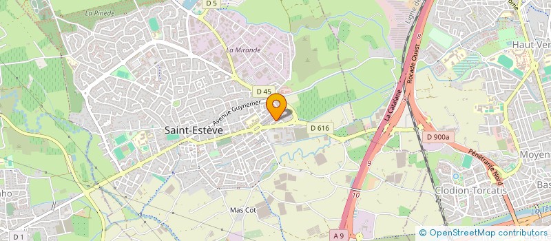 localisation de l'entreprise O KINE SAINT ESTEVE  SAINT-ESTEVE