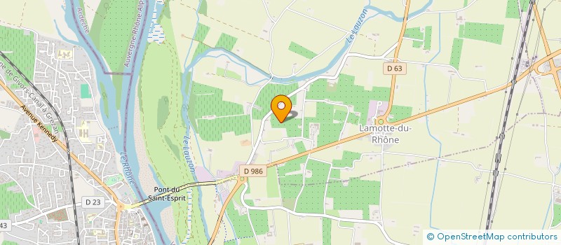 localisation de l'entreprise O'KIOSQUE  LAMOTTE-DU-RHONE