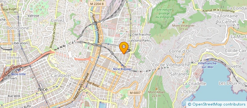 localisation de l'entreprise O KLAIR 2 L'UNE à NICE