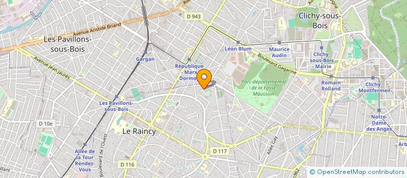 localisation de l'entreprise O'KONSULTING à LE RAINCY