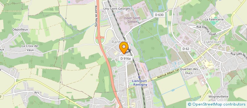 localisation de l'entreprise O'KORNER  RANTIGNY