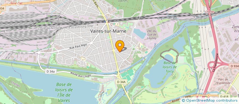 localisation de l'entreprise O L'ATELIER  VAIRES-SUR-MARNE