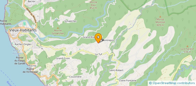 localisation de l'entreprise O L'ETANG  VIEUX-HABITANTS