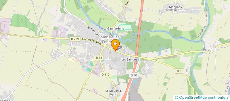 localisation de l'entreprise O.L.M.  MANSLE-LES-FONTAINES