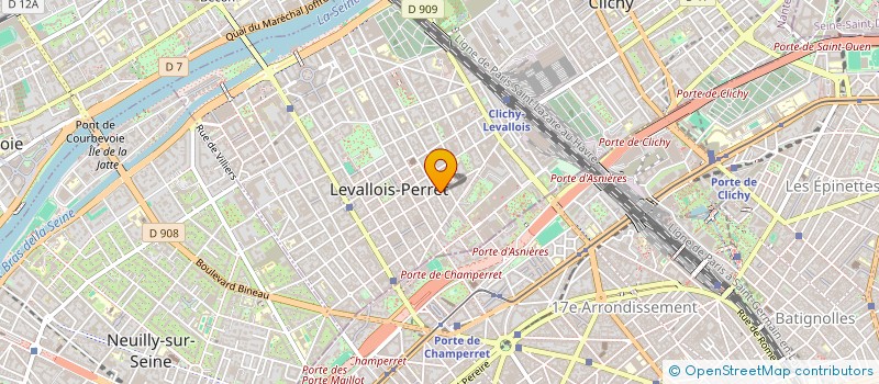 localisation de l'entreprise O.L.PERFORMANCES à LEVALLOIS-PERRET
