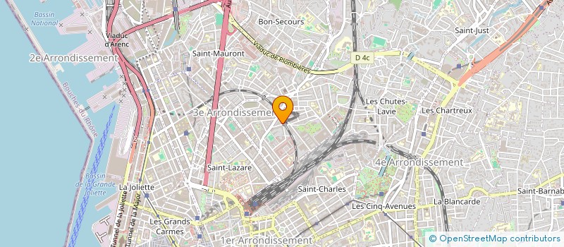localisation de l'entreprise O.L.S. à MARSEILLE