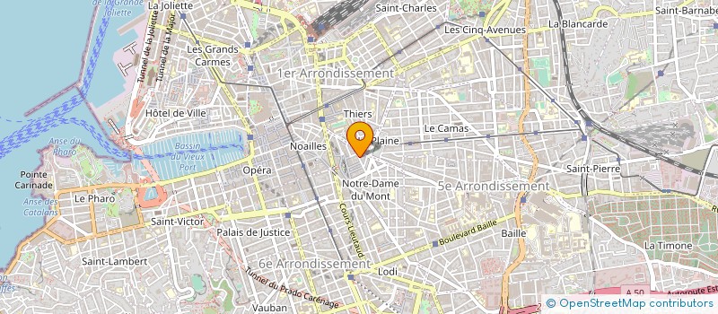 localisation de l'entreprise O LA BONNE CUISINE VAPEUR à MARSEILLE