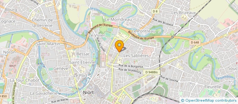 localisation de l'entreprise O LA CONCIERGERIE à NIORT