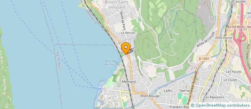 localisation de l'entreprise O.LAB à AIX-LES-BAINS