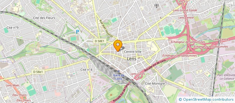 localisation de l'entreprise O LABYRINTE à LENS