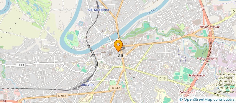 localisation de l'entreprise O' LACET D' FEES à ALBI