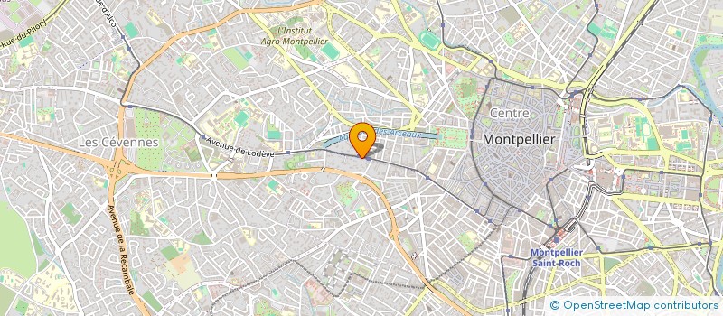 localisation de l'entreprise O LALA à MONTPELLIER