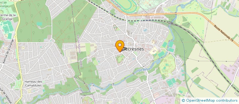 localisation de l'entreprise O LES COEURS  VILLECRESNES