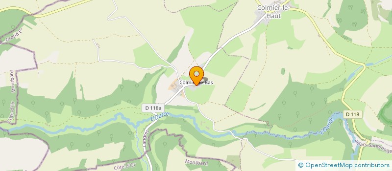 localisation de l'entreprise O LIEUX à COLMIER-LE-BAS