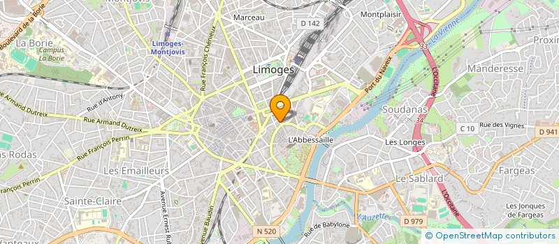 localisation de l'entreprise O LIMOUSI à LIMOGES
