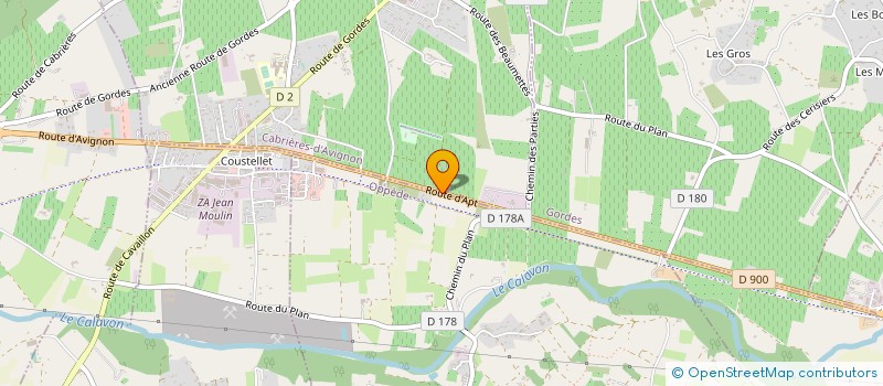 localisation de l'entreprise O LIMPIDA PISCINES  CABRIERES-D'AVIGNON