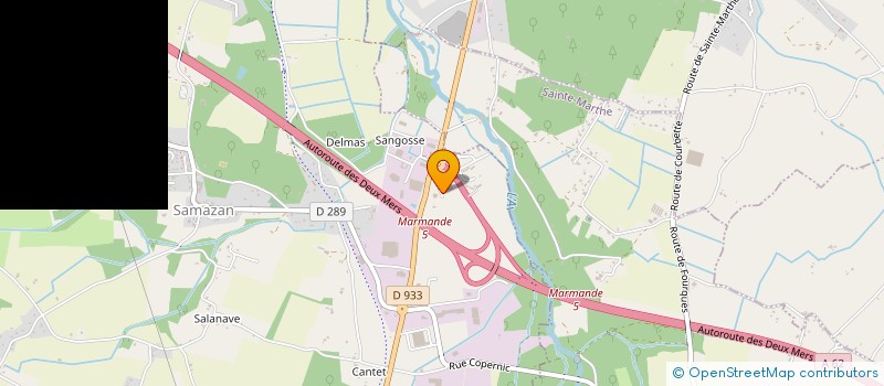 localisation de l'entreprise O'LIVIA  SAMAZAN